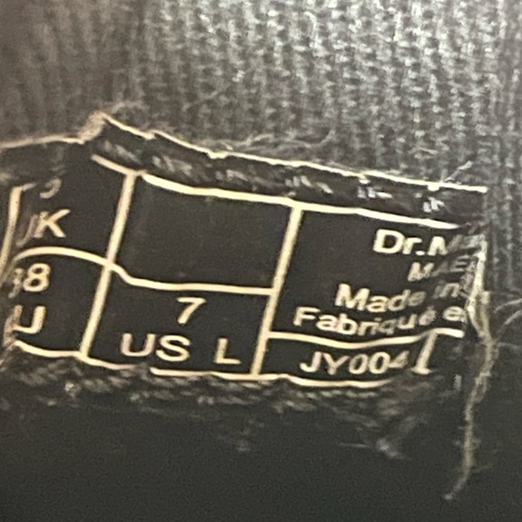 Dr. Marten Women's Black Maelly Canvas Boots Size 7 - Picture 9 of 11